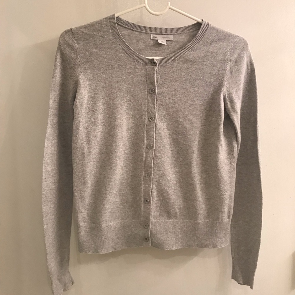 Gap Cotton Grey Cardigan